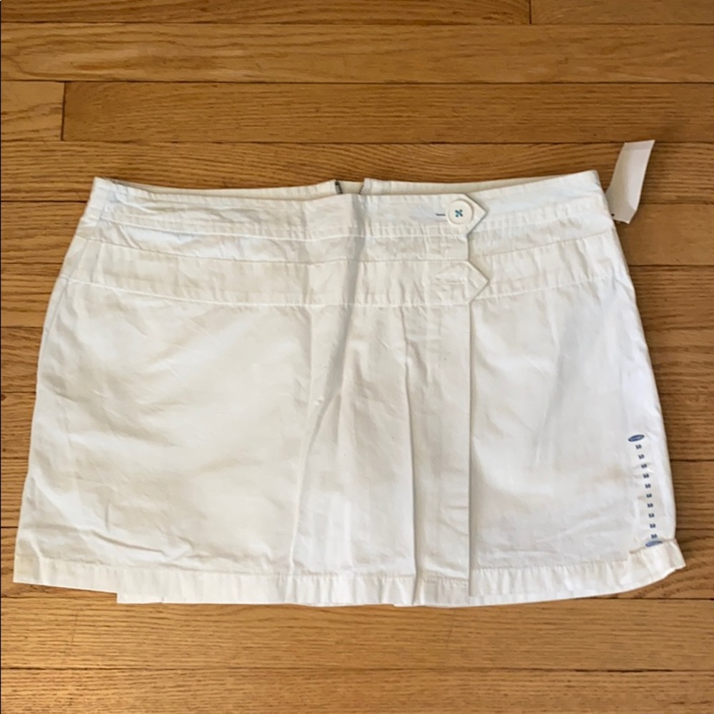 White Wrap Skort